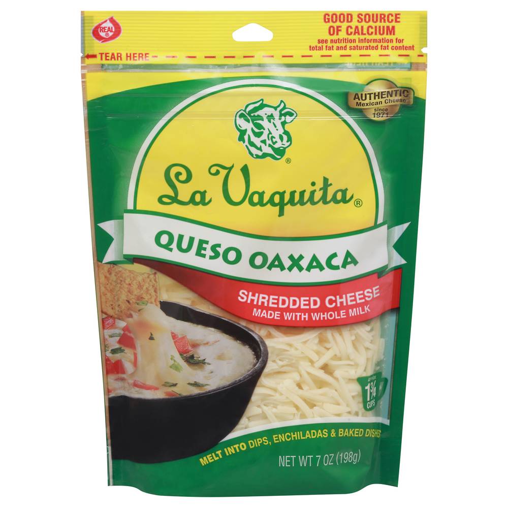 La Vaquita Queso Oaxaca Shredded Cheese (7 oz)