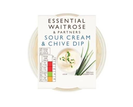 Essential Waitrose Sour Cream & Chive Dip 200g