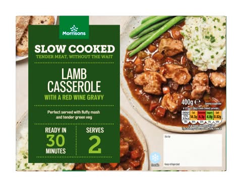 Morrisons Slow Cooked Lamb Casserole (400g)