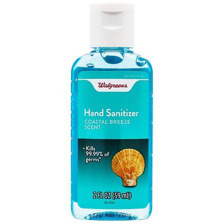 Walgreens Hand Sanitizer Coast Breeze - 2.0 fl oz