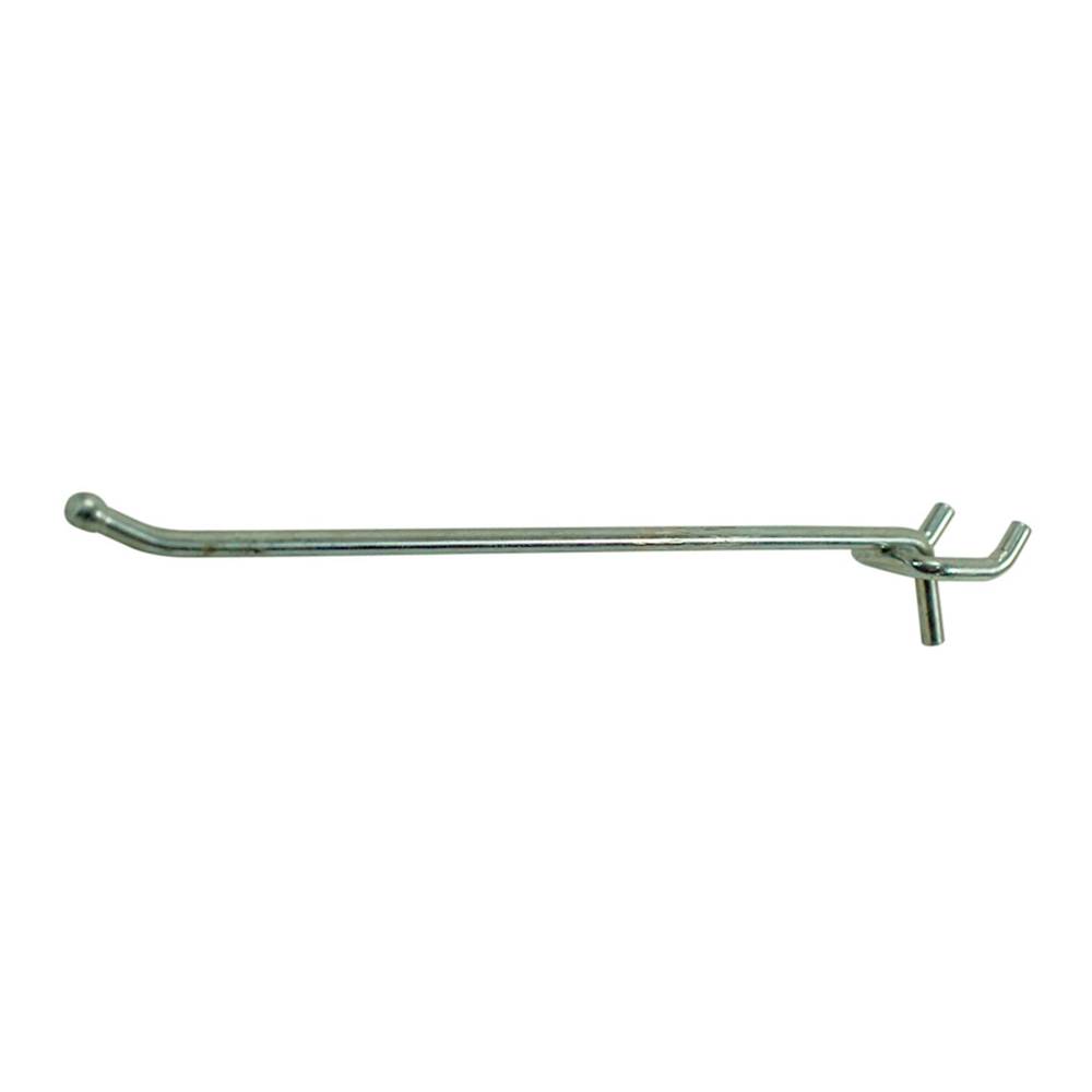 Project Source Steel Pegboard Hook in Silver (6-in W x 1.38-in H) | 55443