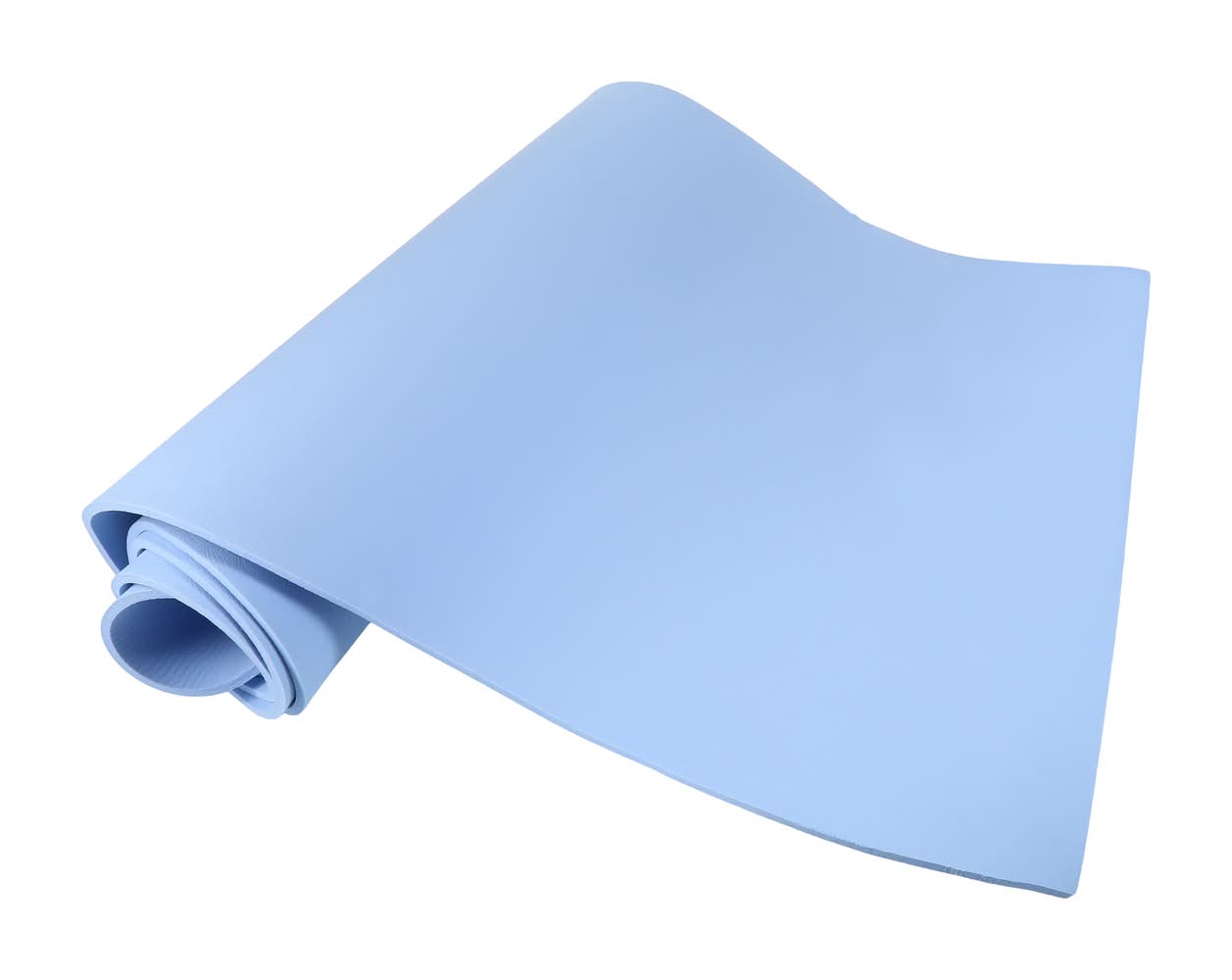 Series-8 Fitness™ Premium Wavy Yoga Mat Blue