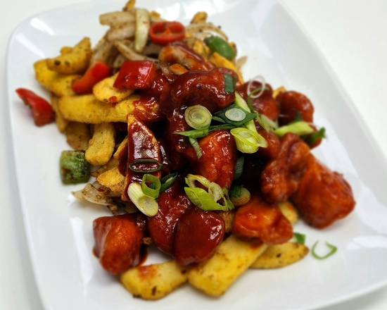 Korean Spicy Crispy Chicken Fries