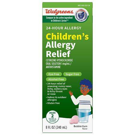 Walgreens Childrens Allergy Relief Bubble Gum (8 fl oz)