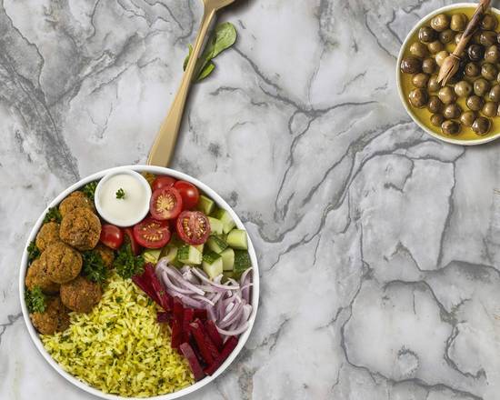 The Face Of Falafel (Rice Bowl)