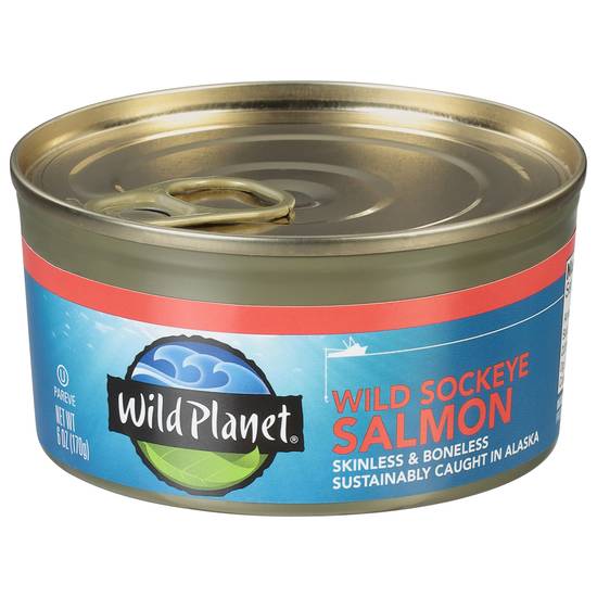 Wild Planet Skinless & Boneless Wild Sockeye Salmon