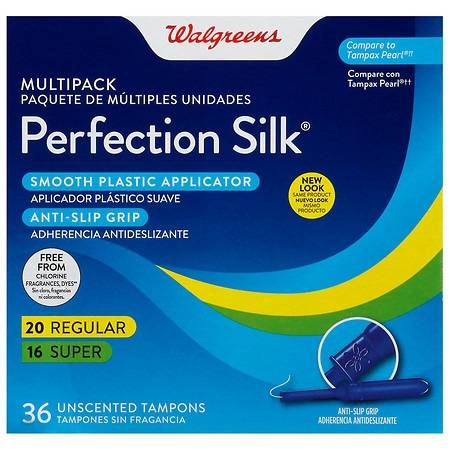 Walgreens Multipack Perfection Silk Unscented Tampons