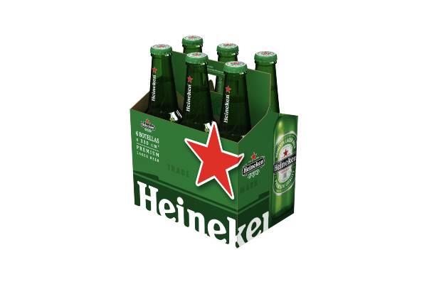 Six pack cerveza Heineken