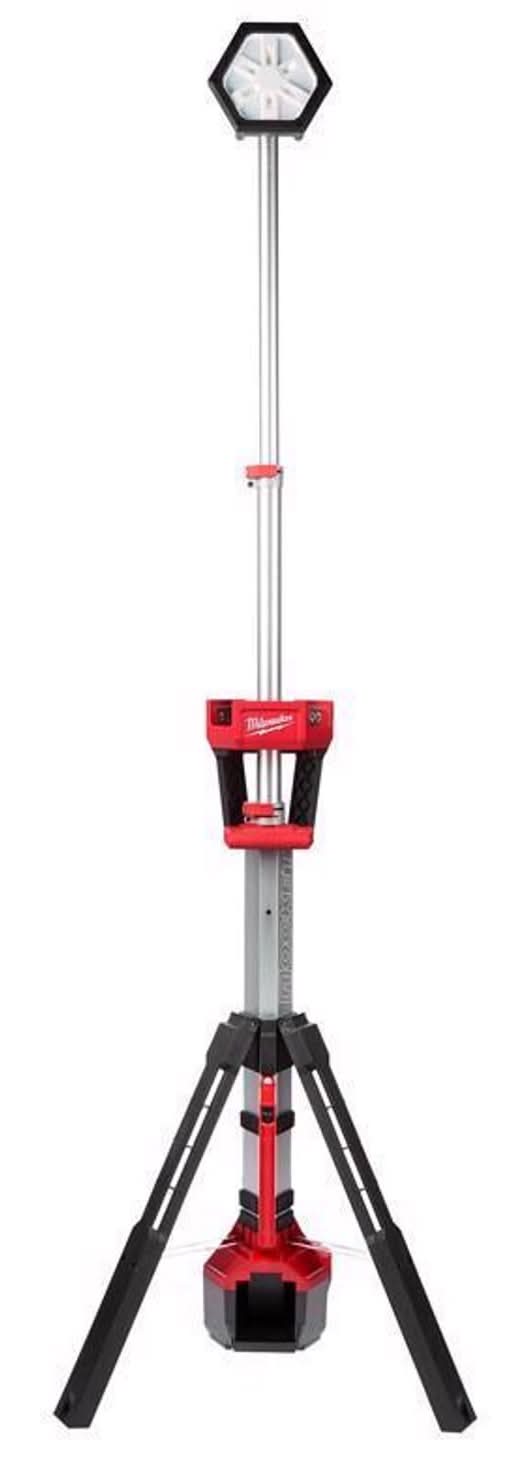Milwaukee M18 Rocket 2500 Lm Led Dual Power Tripod Tower Light