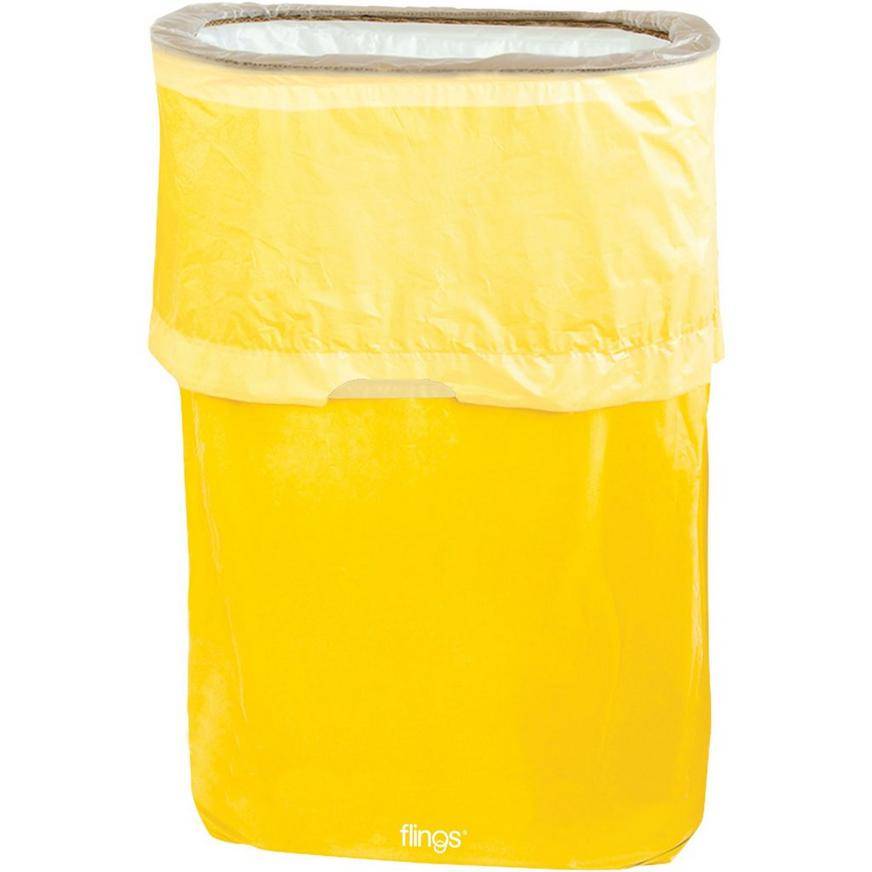 Party City Pop Up Trash Bin (yellow)