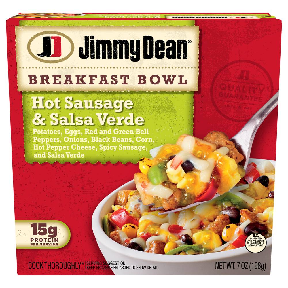 Jimmy Dean Hot Sausage & Salsa Verde Breakfast Bowl (7 oz)