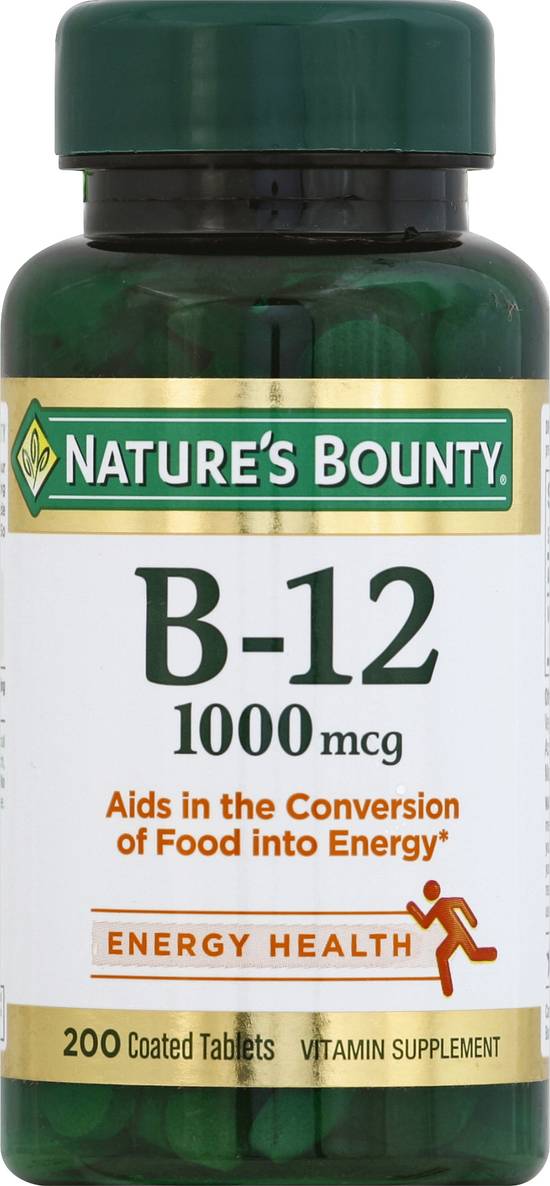 Nature's Bounty Nature Bounty B12 1000mcg Tablets (200 ct)