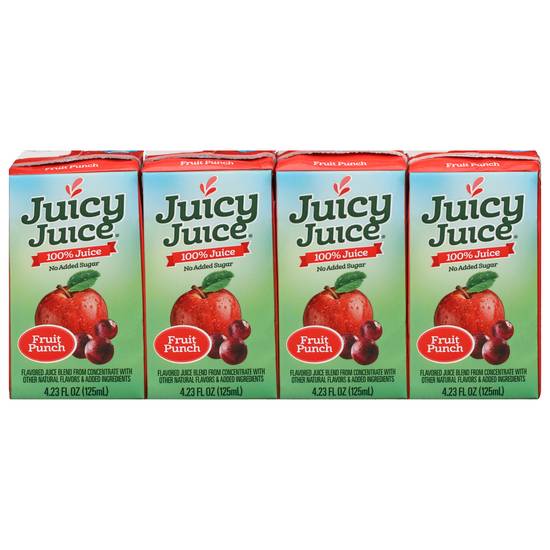 Juicy Juice Fruit Punch 100% Juice (4 pack, 4.23 fl oz)