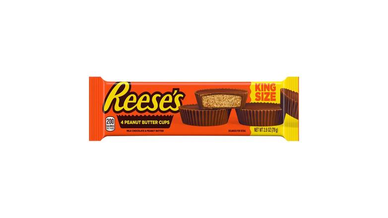 REESES MILK CHOCOLATE PEANUT BUTTER CUP KING SIZE BAR