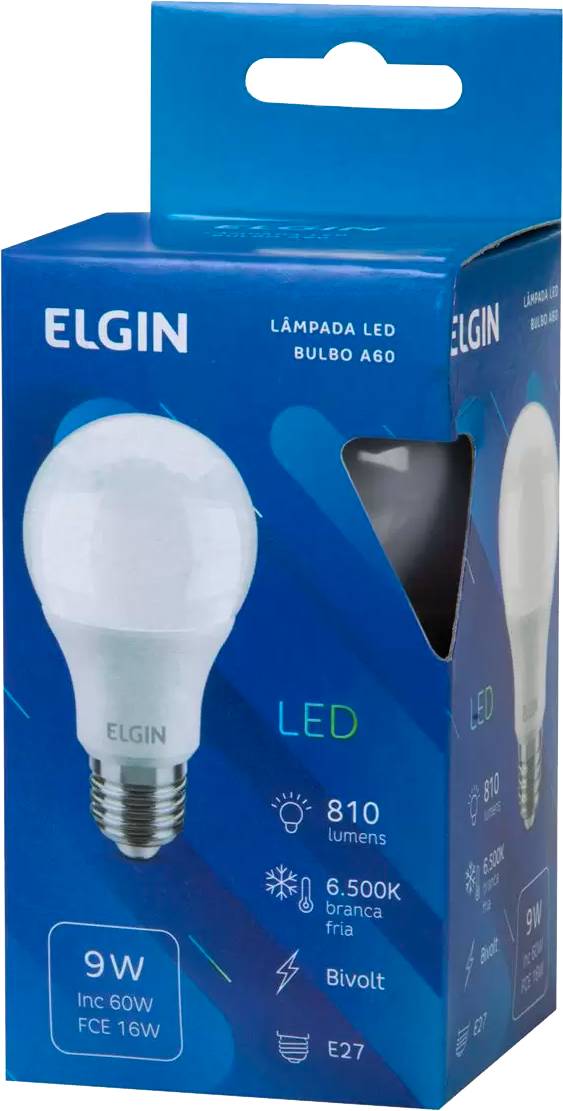 Elgin lâmpada (9w/bivolt)