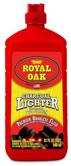 Royal Oak - Charcoal Lighter Fluid - 32 oz Bottle (Case of 12)