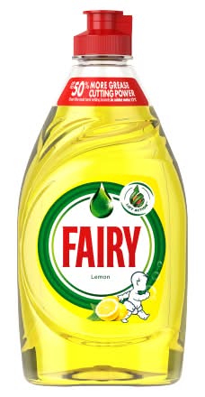 Fairy Lemon, Dish Washing Up Liquid With Liftaction (320ml)