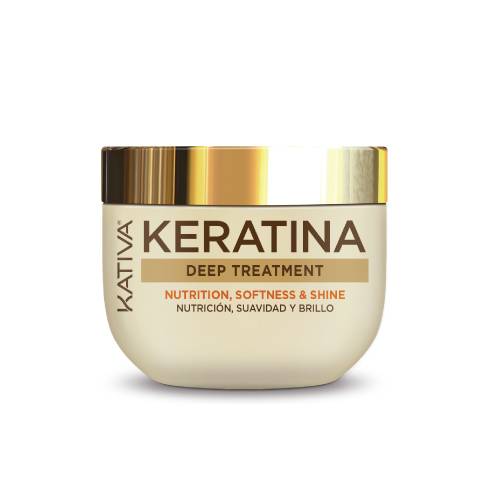 Mascarilla capilar reparadora con Keratina de Kativa 300 ml