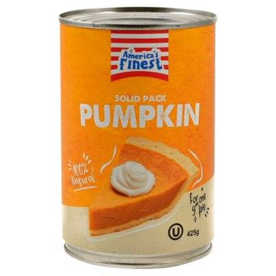 America's Finest Solid Pack Pumpkin (425g)