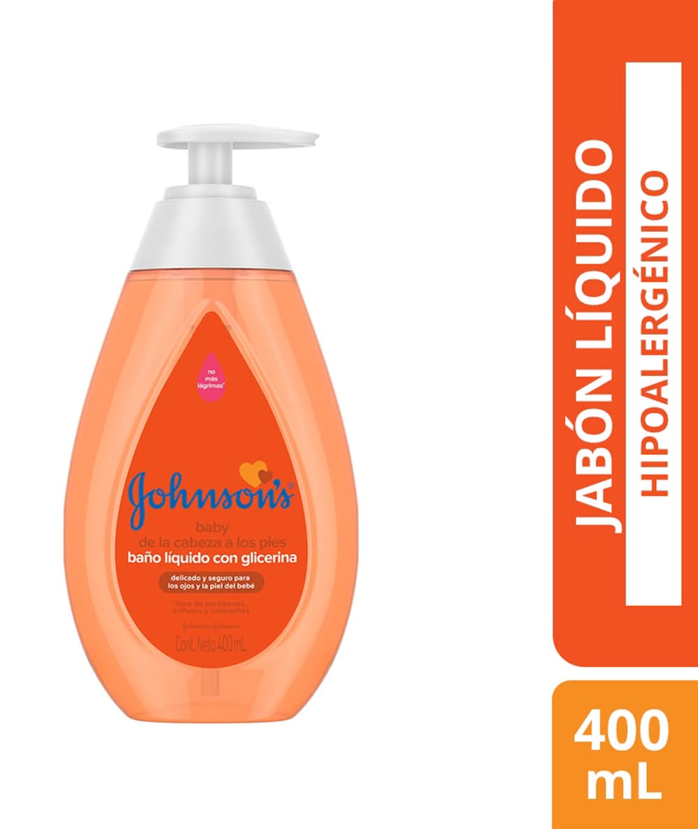 Johnson · Jabón líquido pies a cabeza (400 ml)