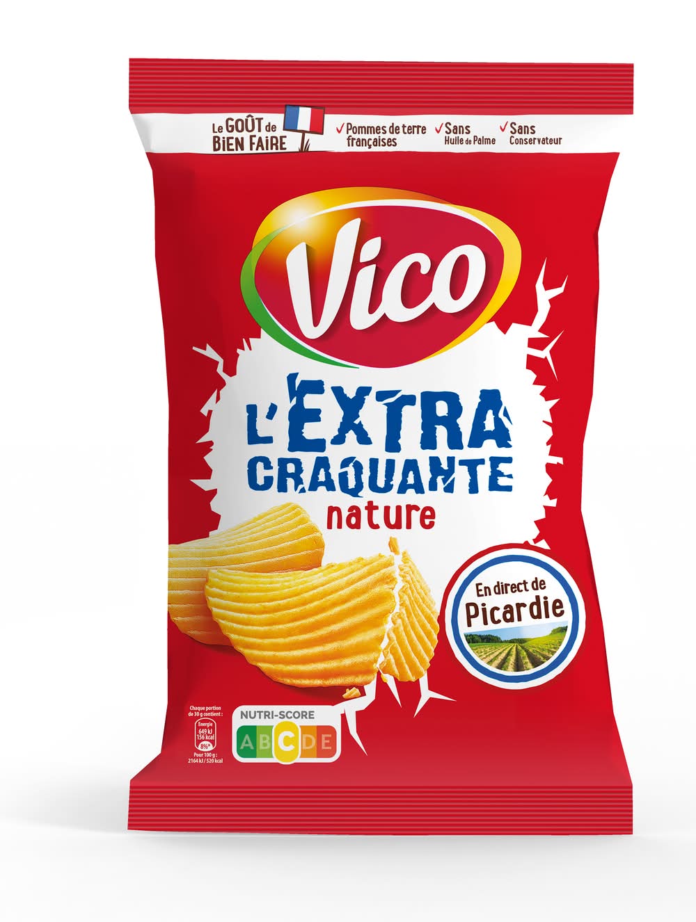 Vico - Chips l'extra craquante nature (150g)