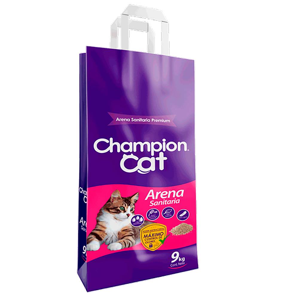 Champion cat · Arena sanitaria premium - Adulto (9 kg)