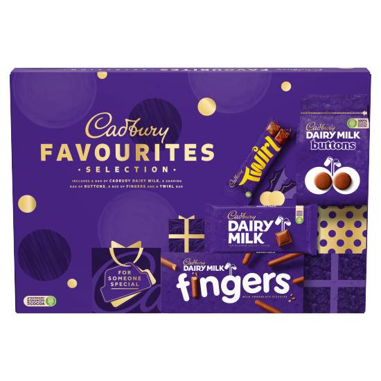 Cadbury Favourites Chocolate Christmas Selection Box (370g)