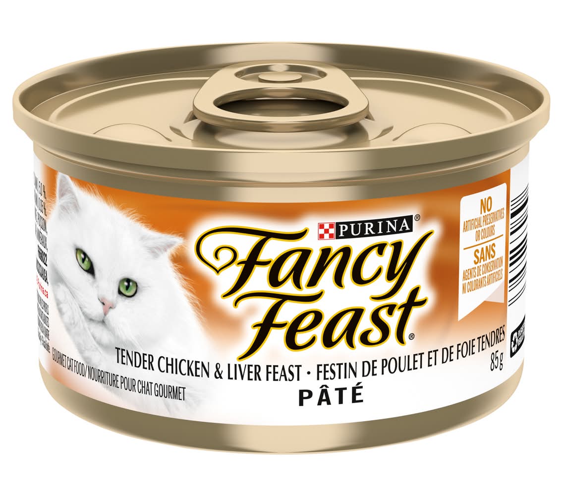 Fancy feast fancy feast pâté festin de foie et de poulet tendres nourriture pour chats (85 g) - pate tender liver & chicken feast cat food (85 g)