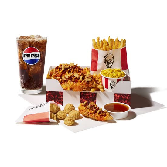 3 Piece Loaded Chili Crunch Tenders Box Meal