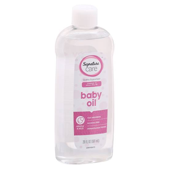 Signature Care Baby Oil Gentle & Mild (20 oz)