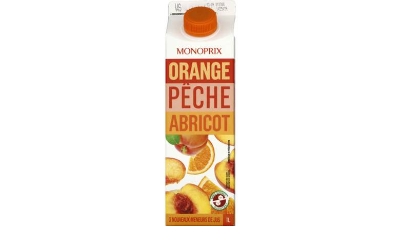 Monoprix - Jus des fruits (1 L) (orange, pêche, abricot)
