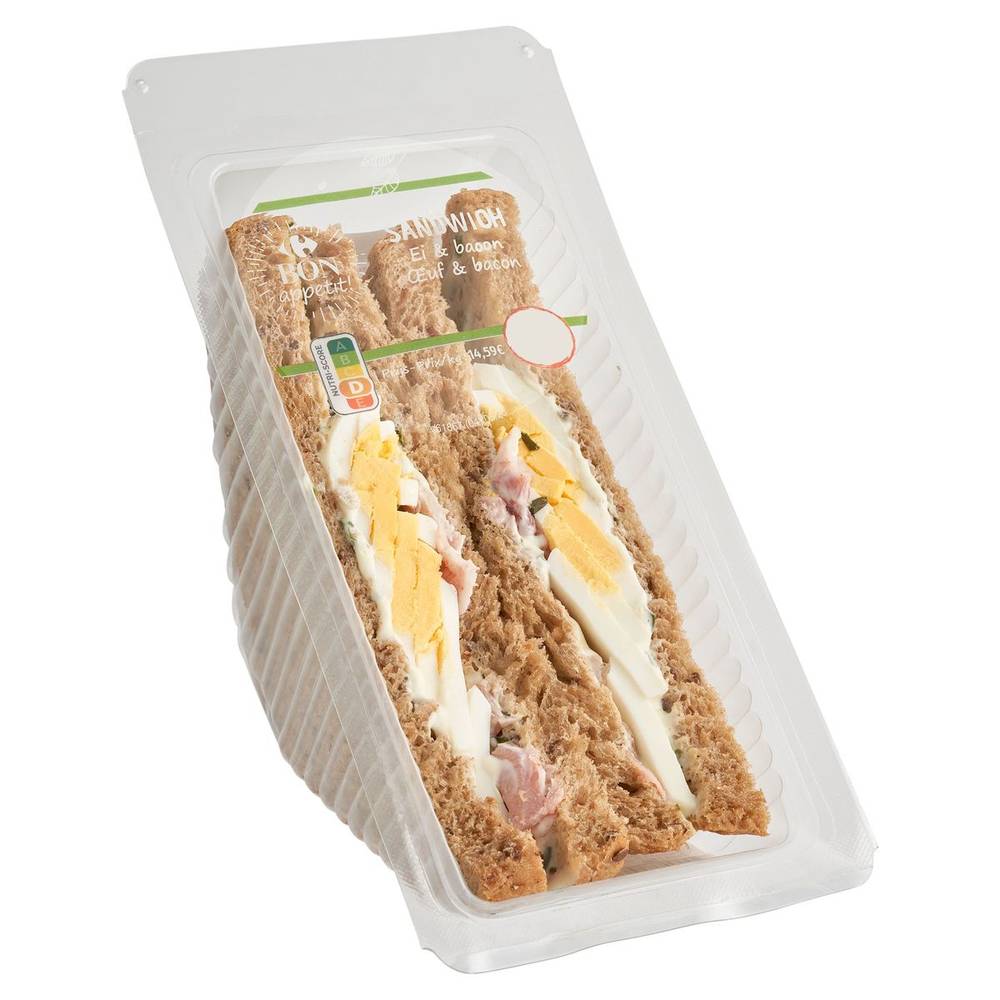 Carrefour Bon Appétit! Sandwich Œuf & Bacon 185 g