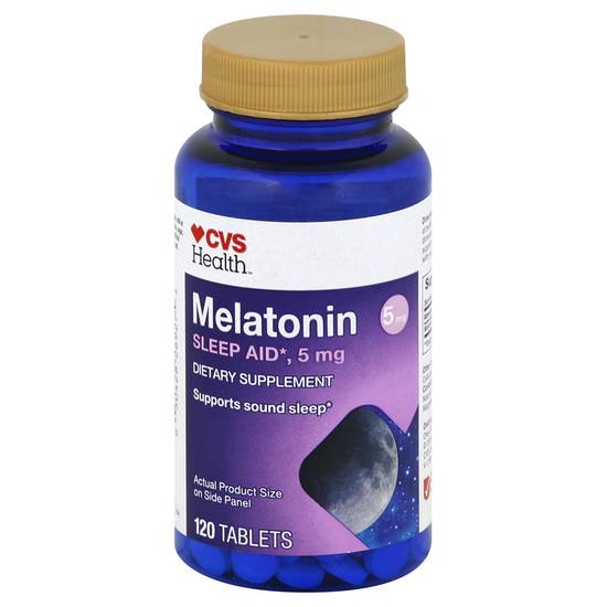 Cvs Health Melatonin Sleep Aid 5mg Tablets
