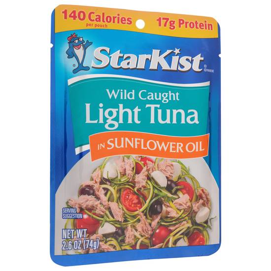 Starkist Wild Caught Light Tuna in Sunflower Oil