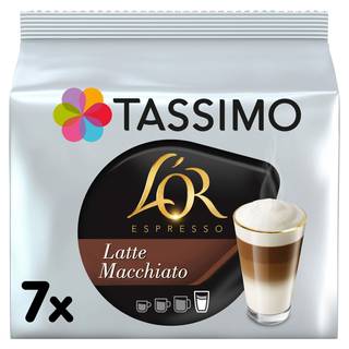 Tassimo L'or Espresso Latte Macchiato Coffee (7 x 195.3 g)