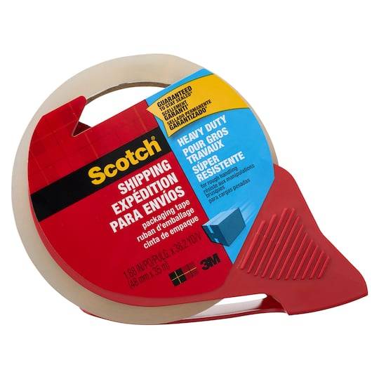 Scotch Heavy Duty Shipping Packaging Tape With Dispenser