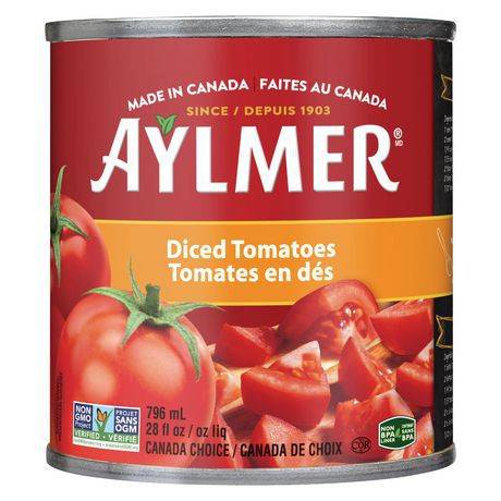 Aylmer en dés (796 ml) - diced tomatoes (796 ml)
