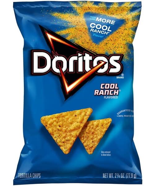 Doritos Tortilla Chips, Cool Ranch (2.62 oz)