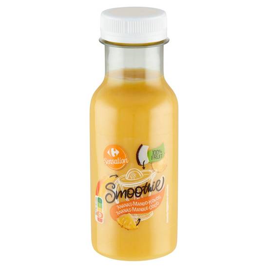 Carrefour Sensation Smoothie Ananas-Mangue-Coco 250 ml