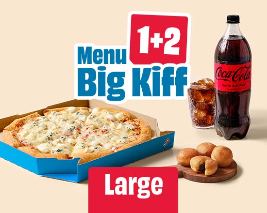 1 🍕 + 1🍟 + 1🥤 au choix (taille L)