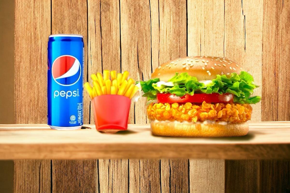 Menu chicken burger
