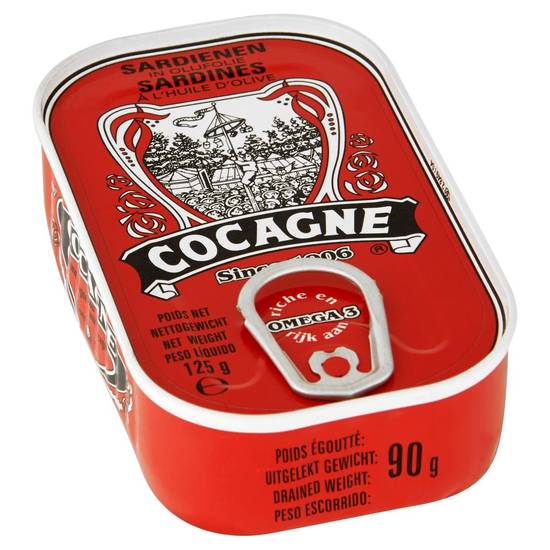 Cocagne Sardines à l''Huile d''Olive 125 g