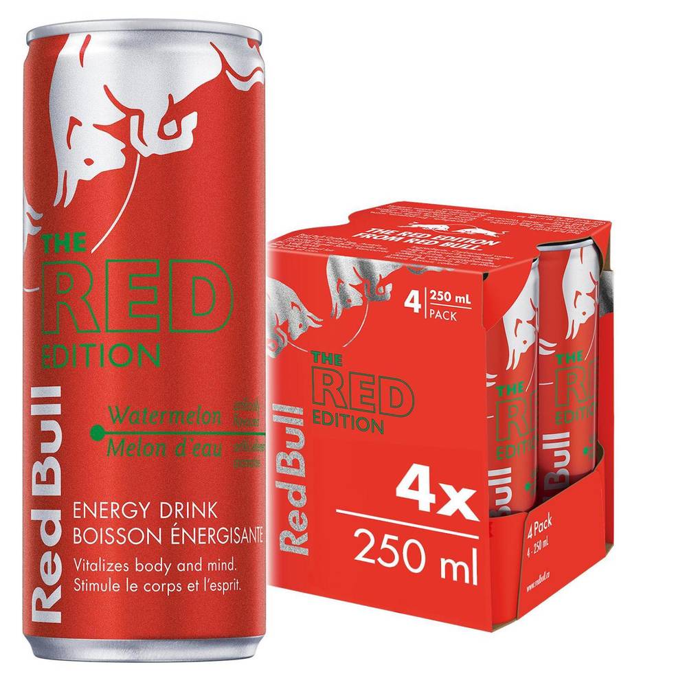 Red Bull Energy Drink Watermelon (4 x 250 ml)