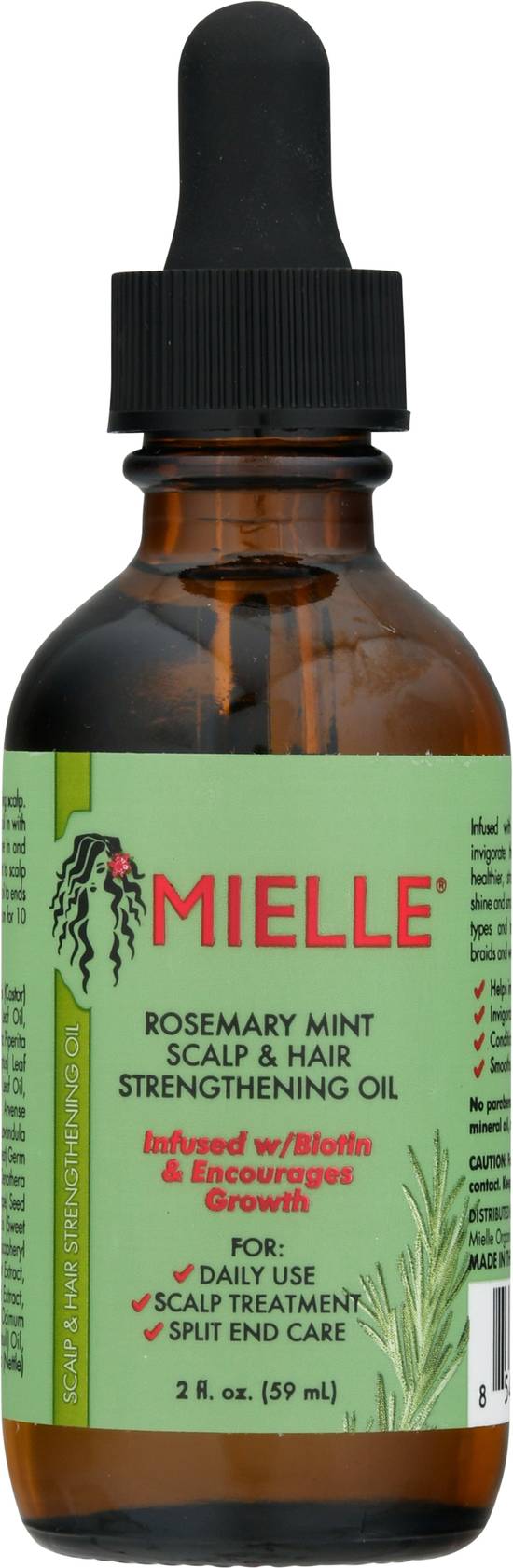 Mielle Rosemary Mint Scalp & Hair Strengthening Oil (2 fl oz)