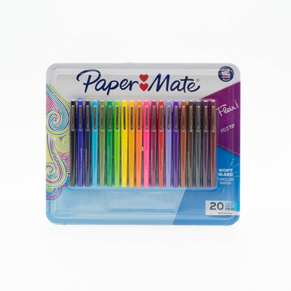 Paper mate bolígrafos colores surtidos (blister 20 piezas)
