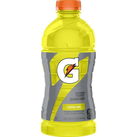 Order Gatorade Thirst Quencher Lemon-Lime Bottle (28 oz) food online from Rite Aid store, Shawnee on bringmethat.com