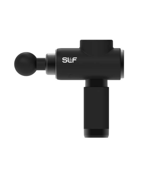 SLF Mini Percussion Massager  Portable Rechargeable Muscle Massage Gun with Multiple Massage Heads and Speeds