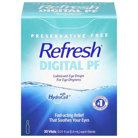 Refresh Digital Pf Lubricant Eye Drops (30 ct)