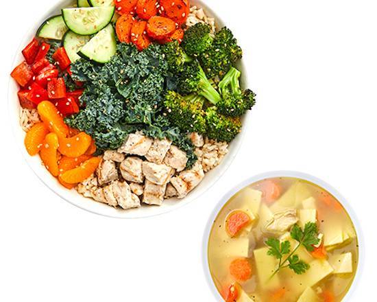 Grain Bowl and Soup