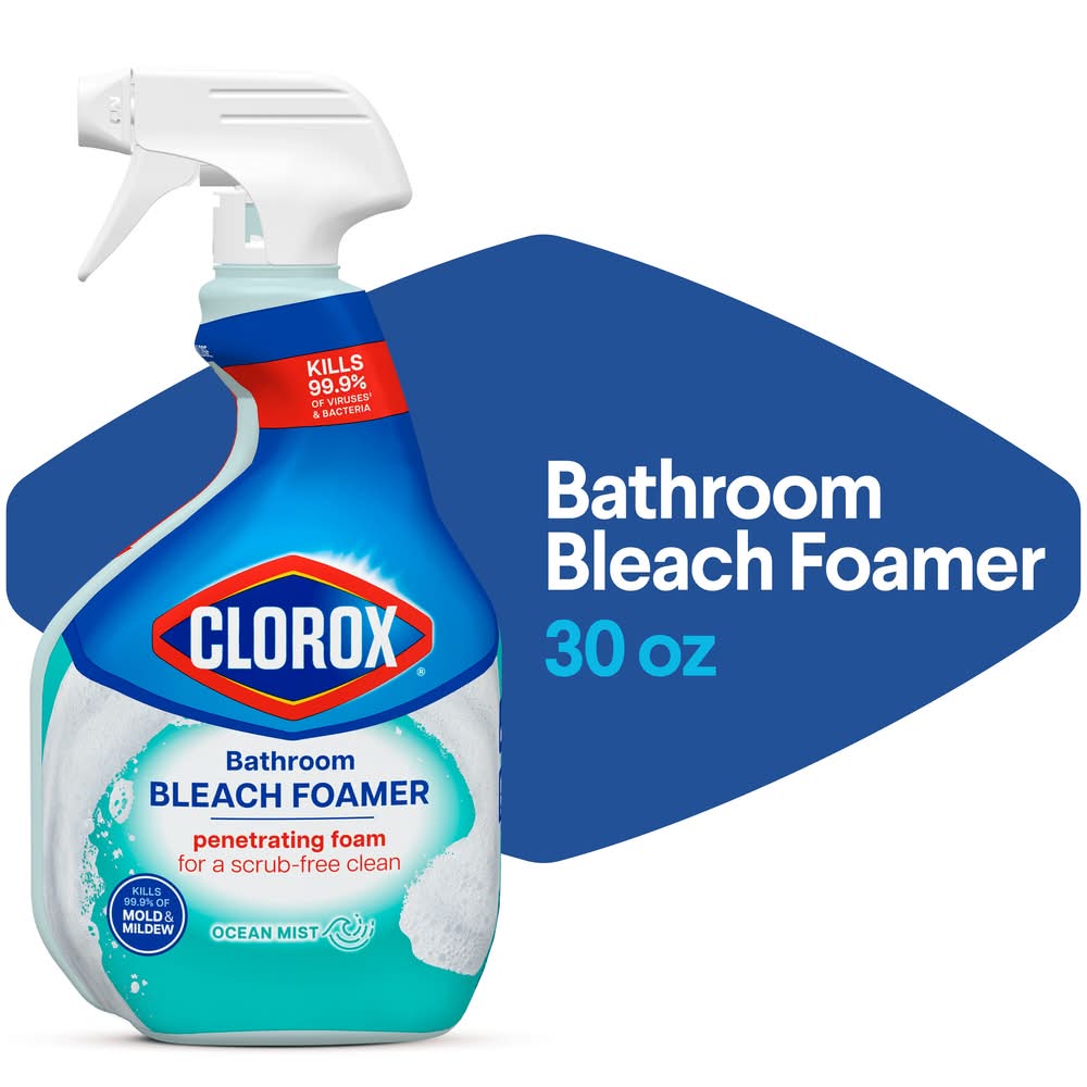 Clorox Bathroom Foamer with Bleach 30.0 Fluid ounce(s) Foam Multipurpose Bathroom Cleaner